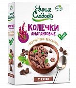 Колечки «Умные сладости» амарантовые с какао, 150г  :9 