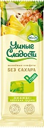 Конфеты "Умные сладости" желейные со вкусом ананас-зеленая груша 90г   :10